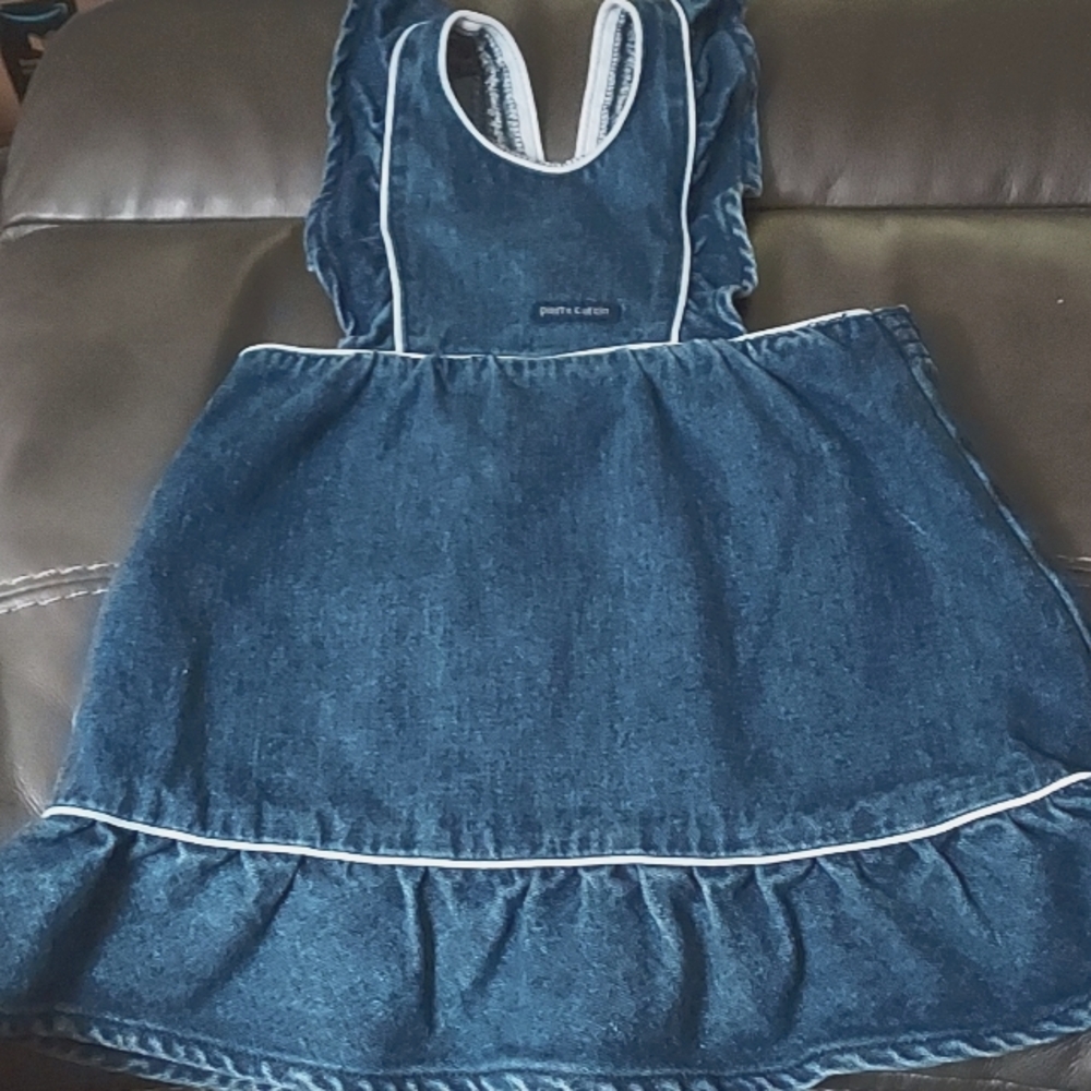 Vintage pierre cardin  4T Jean Jumper Dress (A Rare Find)
